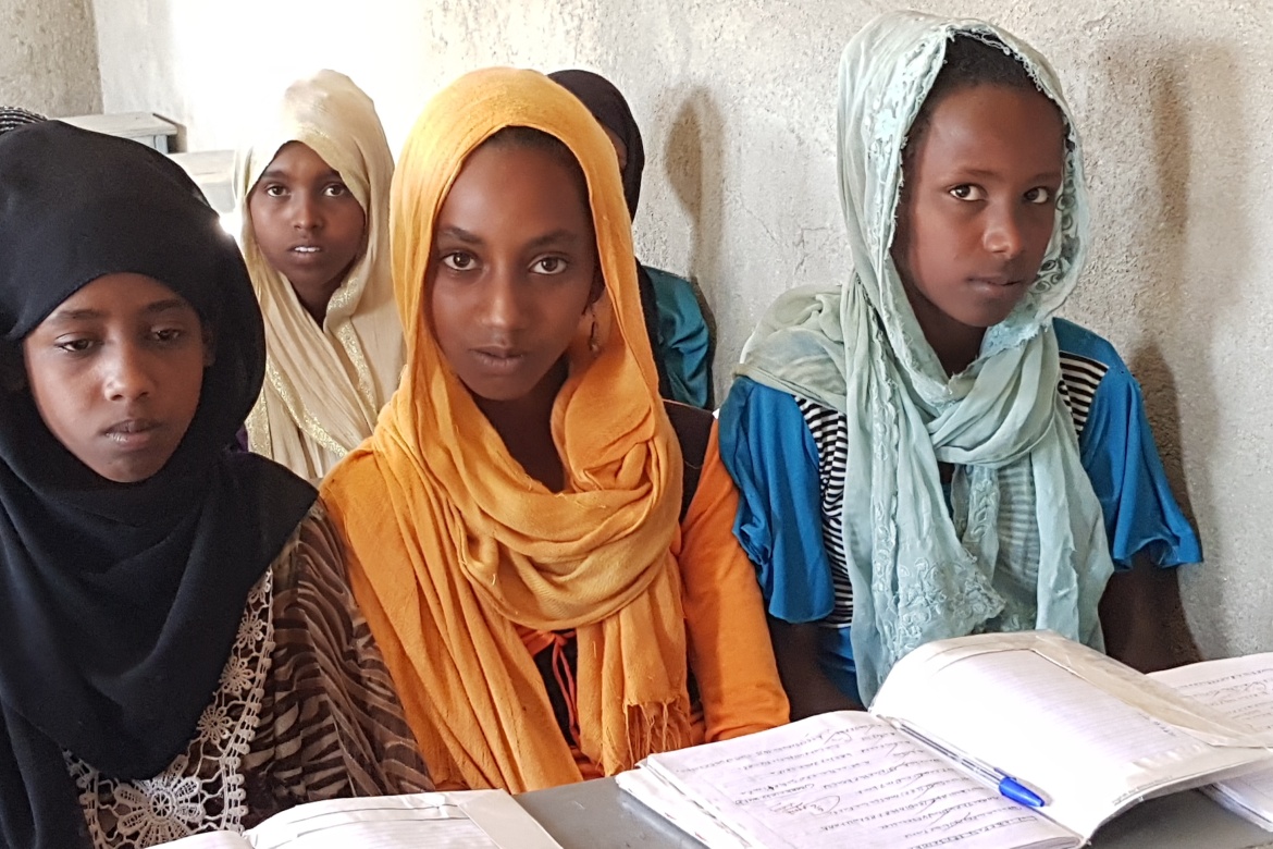 Girls’ education and transition to secondary education is fully braced and supported by communities in Filfele. Credit: Samuel Yohannes