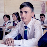 Student, school 30. Tajikistan. Credit: GPE/Kelley Lynch