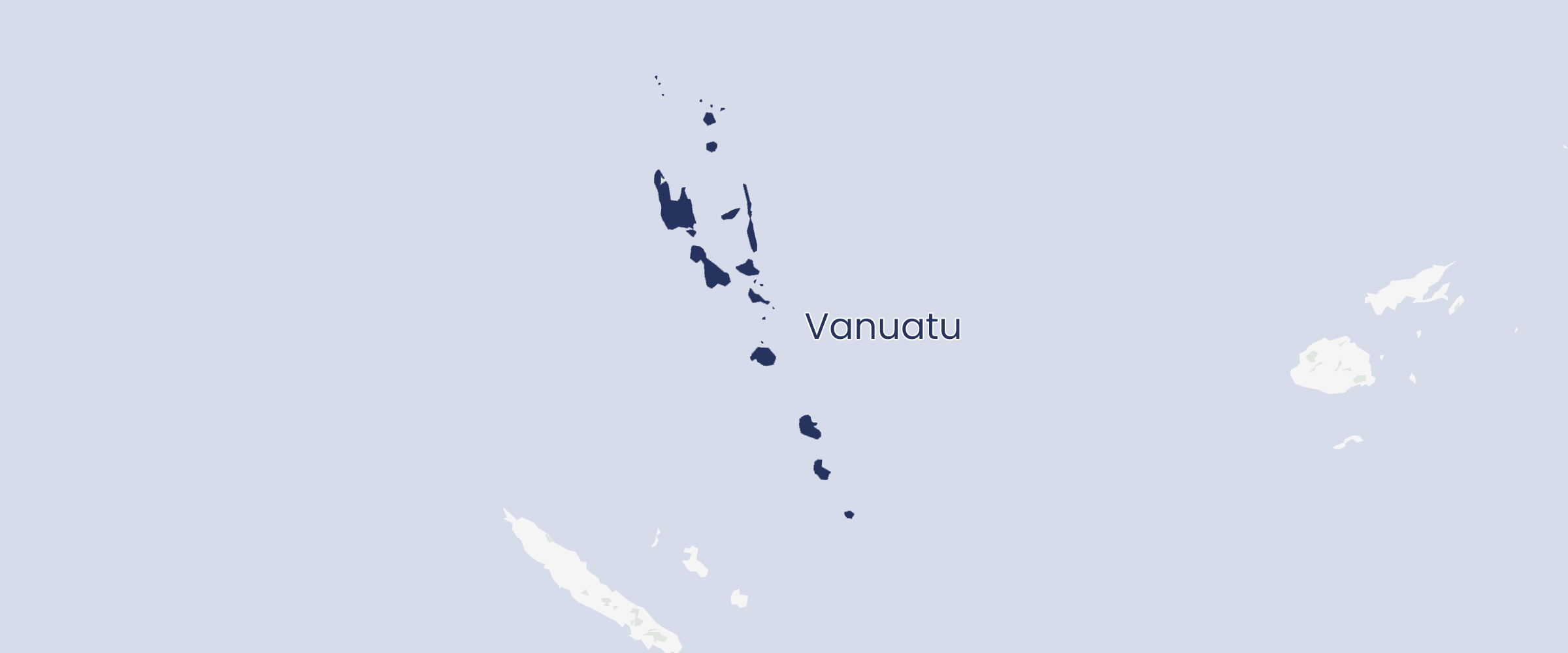 Map of Vanuatu 